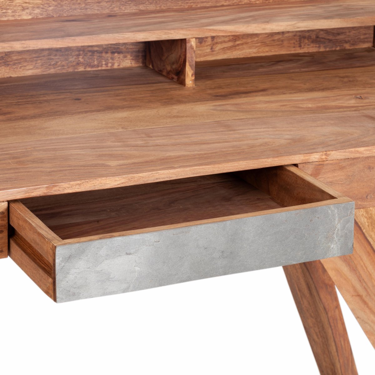 Письменный стол Secret de Maison Росвуд/Rosewood (мод. 9815) массив палисандра, 150х60х93см, натуральный тонированный фото 15