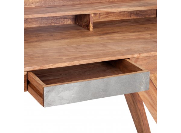Письменный стол Secret de Maison Росвуд/Rosewood (мод. 9815) массив палисандра, 150х60х93см, натуральный тонированный фото 15