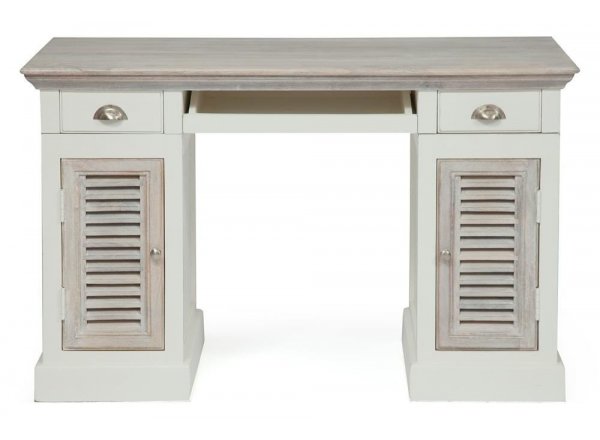 Стол письменный Secret de Maison Ривьера/Riviera (мод. 2325) массив манго, 80х130х60см, античный белый/белый