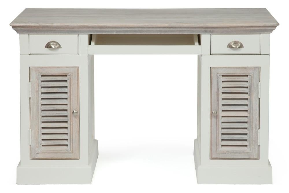 Стол письменный Secret de Maison Ривьера/Riviera (мод. 2325) массив манго, 80х130х60см, античный белый/белый